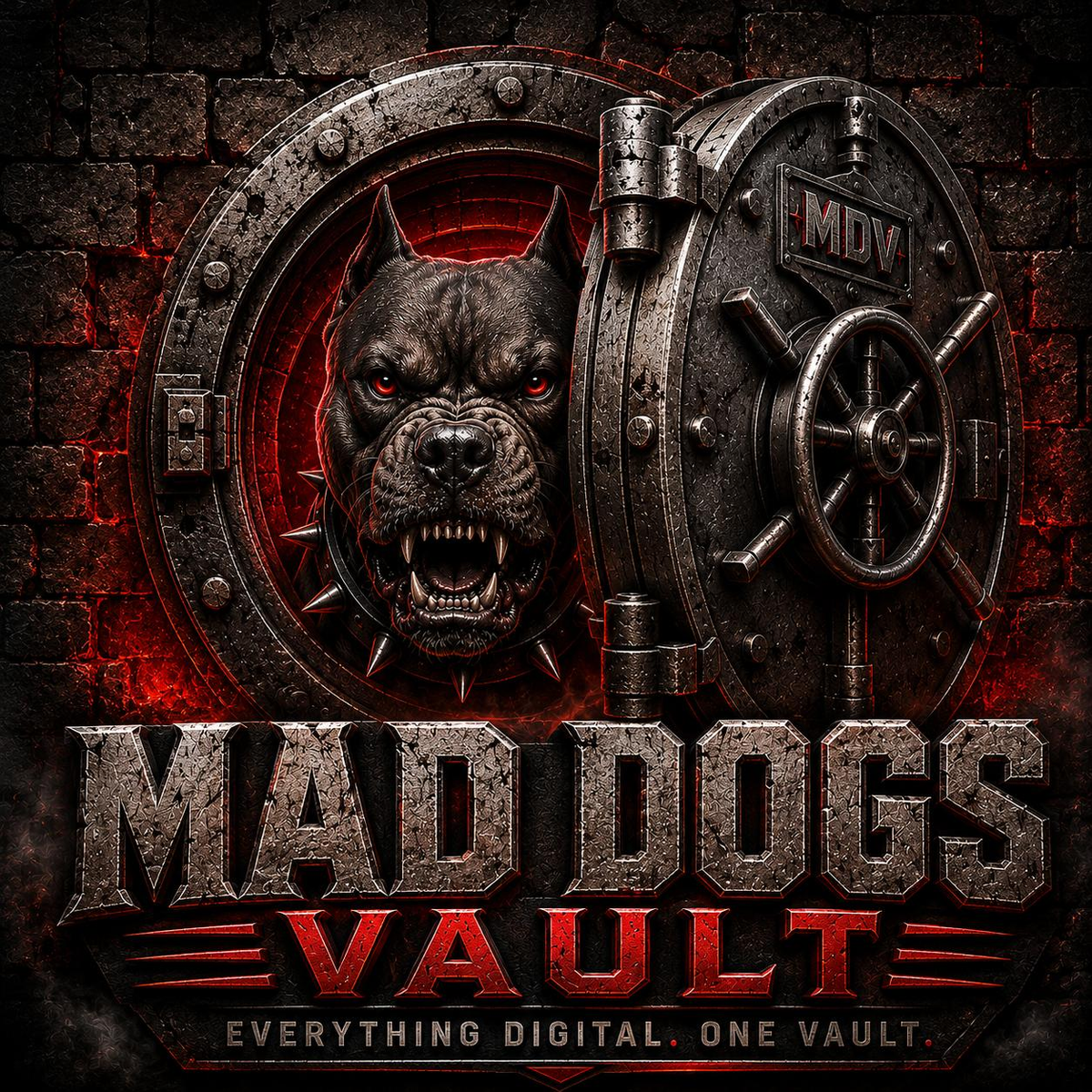Mad Dogs Vault logo