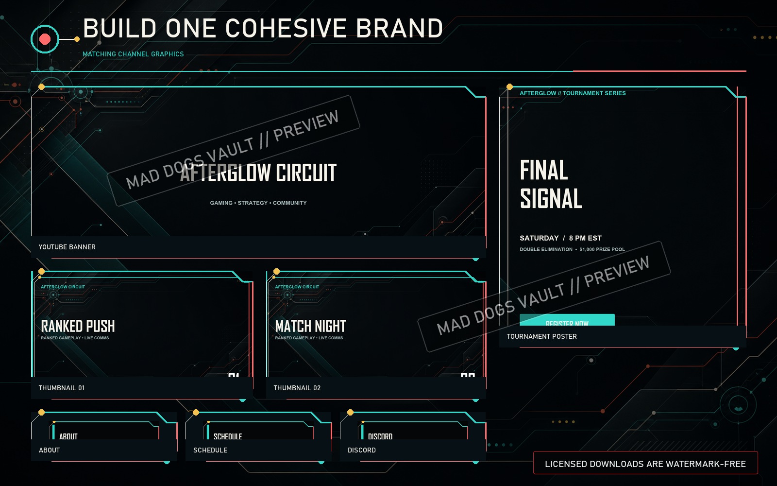 Afterglow Circuit Complete Stream Pack product gallery watermarked product preview